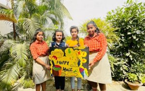 Holi Celebrated at Laurels in a Colourful and Creative Way